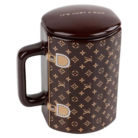 lv coffee cup monogram|louis vuitton cups.